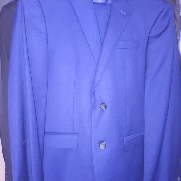 Grad Suits Blue (New) Black (1 Wear) - Picture 1 of 5